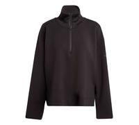 adidas Soft Lux Quarter-Zip Sweatshirt, Farbe Schwarz, Größe XXL