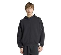 adidas Herren Soft Lux Full-Zip Hoodie Sweatshirt, Black, XL