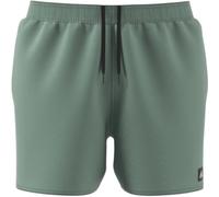adidas Solid CLX Short-Length Badeshorts Herren JC9920 - silver green/black S