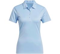adidas Women's Women's Solid Performance Short Sleeve Polo Shirt, Clear Sky, XXL