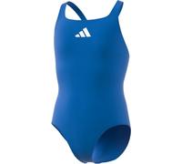 Adidas Kinder Solid Small Logo Badeanzug (Blau, Gr.: 128)