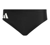 adidas Men's Solid Swim Trunks, Black/White, XS