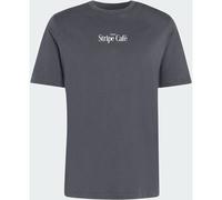 ADIDAS SPORT COFFEE CAFE DONUT BOX GRAPHIC T-SHIRT (UV455) XS Grey Six