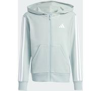 ADIDAS SPORT ESSENTIALS FULL ZIP HOODIE (W9722) 152 Wonder Sage / White