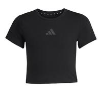 adidas Sport Icons Soft Touch Baby Tee Trainingsshirt Mädchen KB6918 - black/black 152