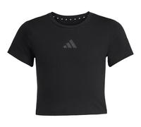 adidas Sport Icons Soft Touch Baby Tee Trainingsshirt Mädchen KB6918 - black/black 164