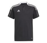 Adidas Tiro 21 Polo Kinder Poloshirt schwarz 164