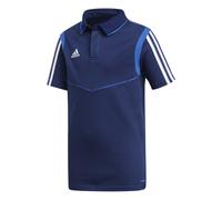 adidas Sport-Polo Tiro 19 Cotton (Baumwolle, feuchtigkeitsableitend) dunkelblau Jungen, Größe 128