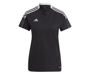 adidas Sport-Polo Tiro 21 (Baumwolle) schwarz Damen, Größe XS