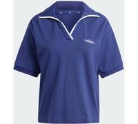 ADIDAS SPORT Seasonal Essentials Colorpop Polo with Embroidered Graphic (QF562) XS Dark Blue / White