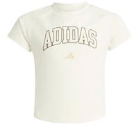 adidas - Girl's Sport Seasonals Collegiate Typography Tee - T-Shirt, Gr. 164, weiß (OffWhite/White)