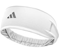 Stirnband Adidas Sports Headband 1P - white - Weiß