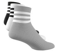 Adidas Sportswear 3-Streifen Cushioned Mid-Cut 3er-Pack Kinder Socken, grau, Gr. XXL