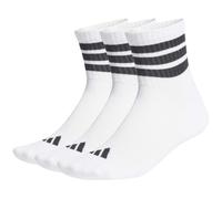 Adidas Sportswear 3 Stripes Cushioned MID CUT Socks 3er-Pack Socken, weiß, Gr. S