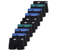 adidas Sportswear - Active Flex Cotton - Retro Short/Pant - 10er Pack (XL Schwarz/grün/blau)