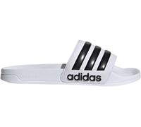 adidas Unisex Adilette Shower Slides Slipper, Cloud White / Core Black / Cloud White, 47 EU