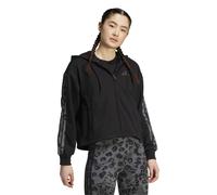 Adidas Sportswear Animal Print 3-stripes French Terry Full-zip Hood Größe: M | Cropped-Jacken Outlet | Damen