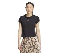 Adidas Sportswear Animal Print 3-stripes Tee Black Größe: L | Hemden Outlet | Damen | Schwarz