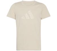 Adidas Sportswear Animal Print Graphic Mädchen T-Shirt, braun, Gr. 128