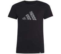 Adidas Sportswear Animal Print Graphic Mädchen T-Shirt, schwarz, Gr. 116