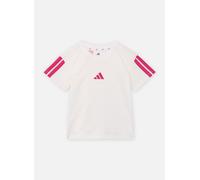 adidas sportswear - Bekleidung JG 3S TEE 160 - Weiß - Größe 7A - 8A