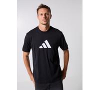 adidas sportswear - Bekleidung M FI 3BAR TEE - schwarz - Größe S