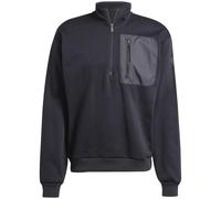 Adidas Sportswear City Escape Half-Zip Herren Sweatshirt, schwarz, Gr. XXL