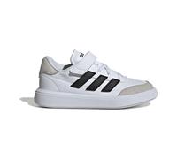 adidas Sportswear Courtblock Sneaker Kinder ID6507 - cloud white/cloud white/cloud white 35 für Kinder, weiß, Größe 31 EU