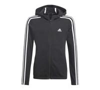 Adidas Mädchen-Hoodie Sportswear Essentials 3-Stripes GQ8356 Schwarz/Weiß Größe 128