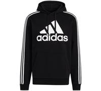 Adidas Hoodie Essentials Fleece 3-Streifen Logo Herren Schwarz/Weiß S