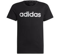 Adidas Sportswear Essentials Linear Logo Cotton Slim Fit Mädchen T-Shirt, schwarz, Gr. 170