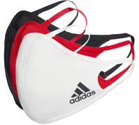 Adidas Face Cover 3Er Pack Mund-Nasenschutz schwarz XS/S