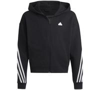 Adidas Sportswear Future Icons 3-Streifen Kapuzenjacke Mädchen Kapuzensweater, schwarz, Gr. 128