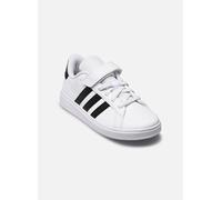 adidas Grand Court 2.0 Kinder Sneaker mit Klettverschluss weiß/schwarz - 31