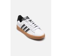 adidas Grand Court 2.0 Damen Sneaker weiß/schwarz glänzend - 40