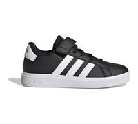 Adidas Sportswear Grand Court Court Elastic Lace and Top Strap Schuh Kinder Sneaker, schwarz, 32 EU
