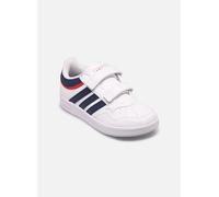 adidas Kinder Sneaker HOOPS 4.0 JI3484 34 Ftwr White/Dark Blue/Scarlet