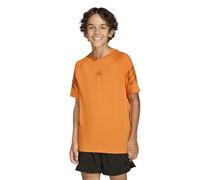 adidas - Kid's Sport Icons 3-Stripes Tee - Funktionsshirt, Gr. 176, orange (PureOrange/FoxOrange)
