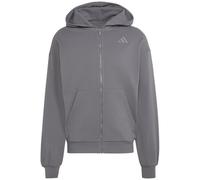 Adidas Sportswear Kit Small Logo Full-Zip Herren Kapuzensweater, grau, Gr. L