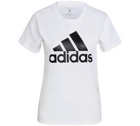Adidas T-Shirt Loungewear Essentials Logo Tee Damen weiß/schwarz Größe S