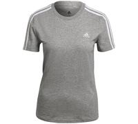 Adidas Sportswear Loungewear Essentials Slim 3-Streifen T-Shirt Damen T-Shirt, grau, Gr. XS
