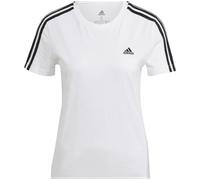 Adidas Sportswear Loungewear Essentials Slim 3-Streifen T-Shirt Damen T-Shirt, weiß, Gr. XS