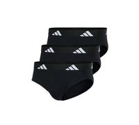 adidas Herren Brief (3PK) -Active Flex Cotton Unterwäsche, 000 Black, M (3er Pack)