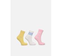 Funktionssocken ADIDAS PERFORMANCE "LOGO PACK 3PP", Herren, Gr. L (43/45), bunt (weiß, clear pink, powder gelb), Obermaterial: 51% Baumwolle, 46% Polyester, 2% Elasthan, 1% sonstige Fasern, Socken, fü