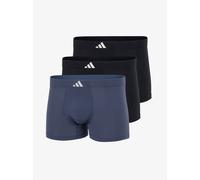 adidas Unterwäsche Boxershorts Trunk Climacool Active Micro Tech - schwarz/blau - 3 Stück, Größe XL