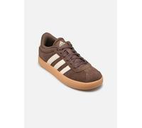 Sneaker ADIDAS SPORTSWEAR "VL COURT 3.0", Mädchen, Gr. 34, earth strata, chalk weiß, gum 3, Leder, Synthetik, Schuhe Sneaker, inspiriert vom Design des adidas samba, für Kinder & Jugendliche (95532728
