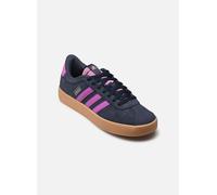 Sneaker ADIDAS SPORTSWEAR "VL COURT 3.0", Gr. 37, shadow navy, lila burst, silber metallic, Leder, Synthetik, sportlich, Schuhe, inspiriert vom Design des adidas samba (47302452-37) shadow navy, lila
