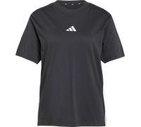 adidas Essentials Cotton 3-Stripes Damen T-Shirt schwarz/weiß - S