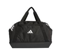 adidas Unisex TIRO Duffle Bag MEDIUM with Bottom Compartment, Black/White, One Size