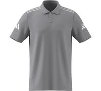 adidas Men's SQUADRA25 Cotton Polo, Team Light Grey/White, M